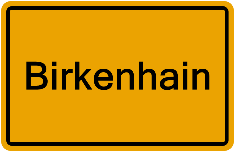 Handelsregisterauszug Birkenhain