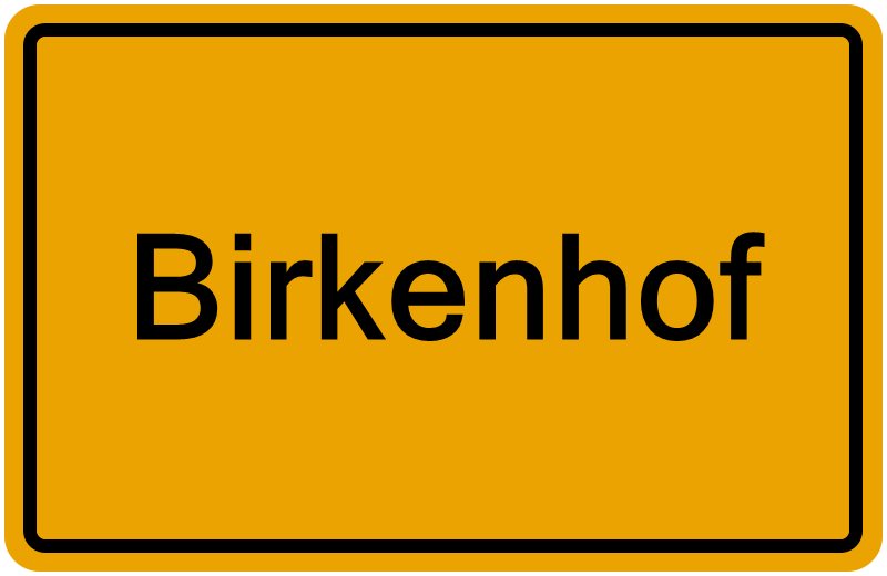 Handelsregisterauszug Birkenhof