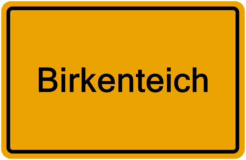Handelsregisterauszug Birkenteich