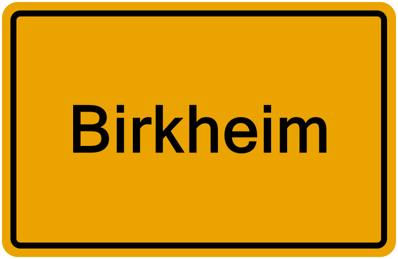 Handelsregisterauszug Birkheim