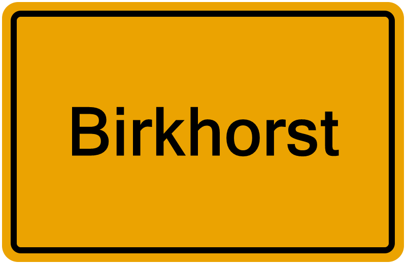 Handelsregisterauszug Birkhorst