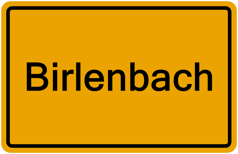 Handelsregisterauszug Birlenbach