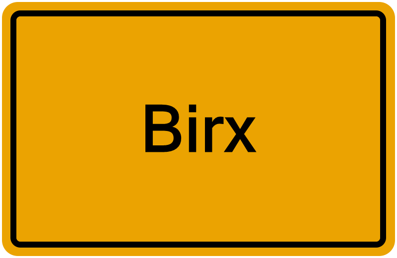 Handelsregisterauszug Birx