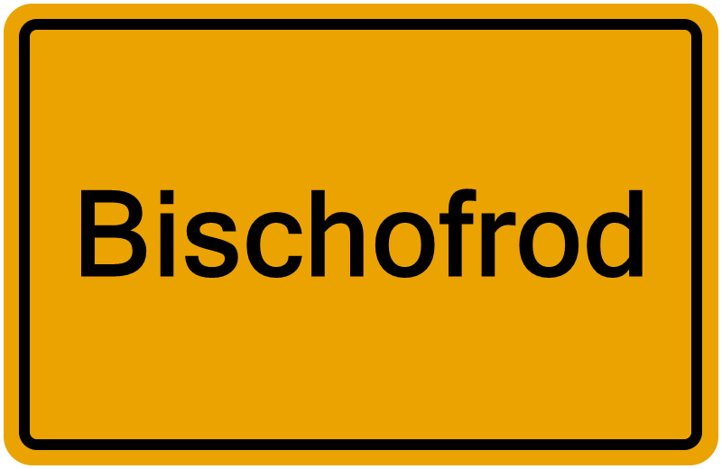 Handelsregisterauszug Bischofrod