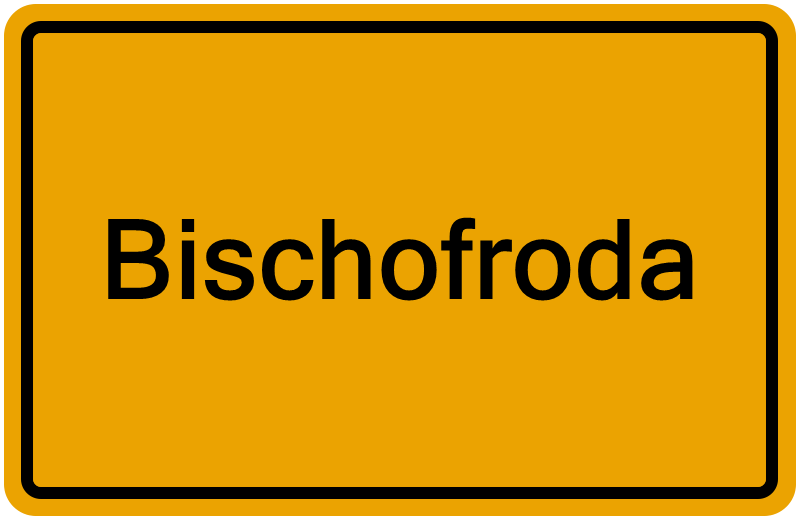 Handelsregisterauszug Bischofroda