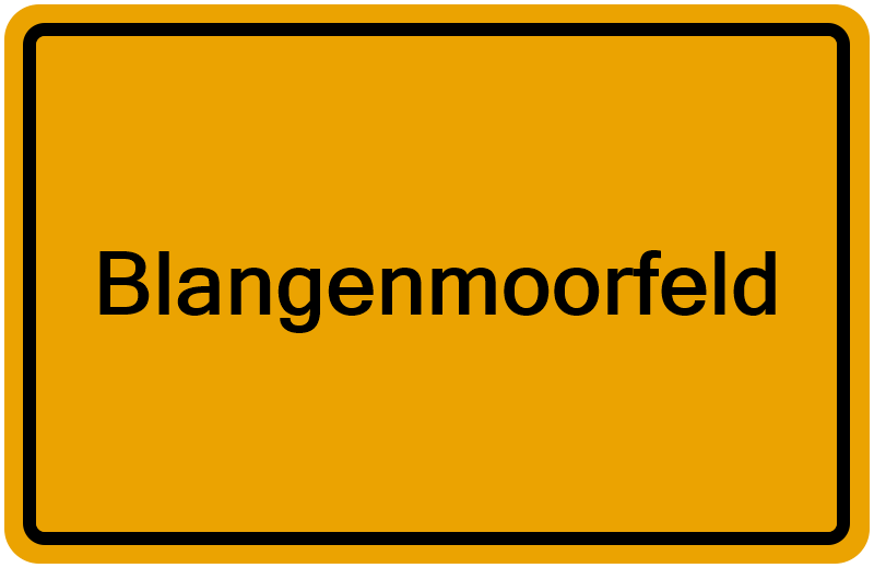 Handelsregisterauszug Blangenmoorfeld