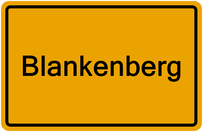 Handelsregisterauszug Blankenberg