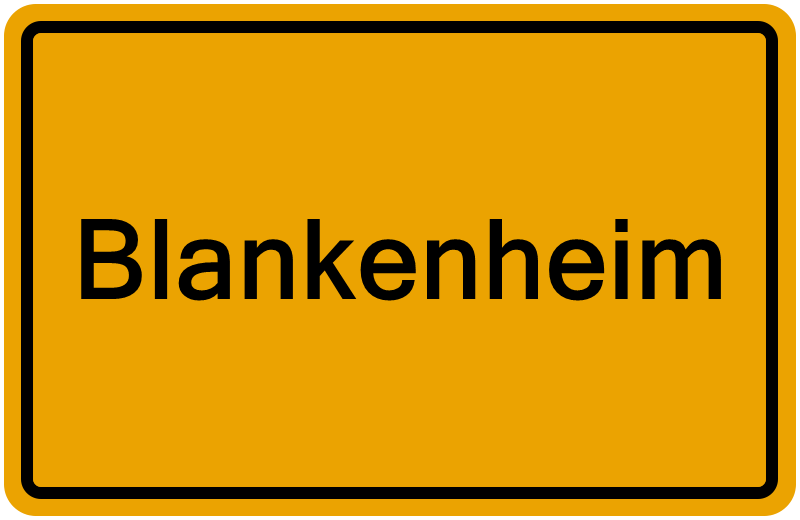 Handelsregisterauszug Blankenheim