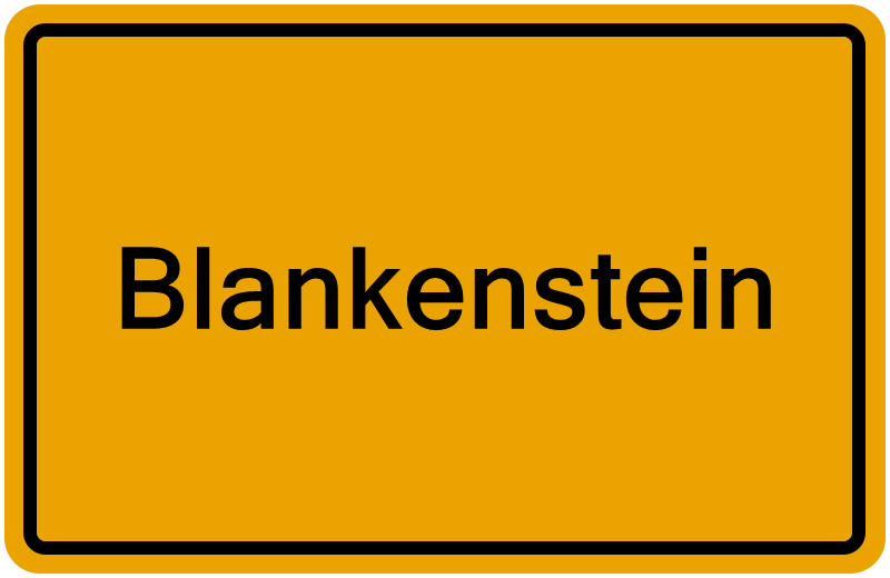 Handelsregisterauszug Blankenstein