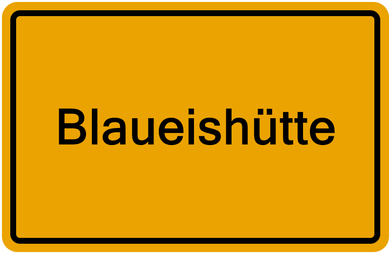 Handelsregisterauszug Blaueishütte