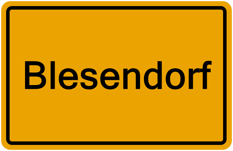 Handelsregisterauszug Blesendorf