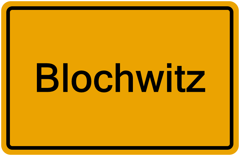 Handelsregisterauszug Blochwitz
