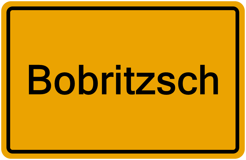 Handelsregisterauszug Bobritzsch