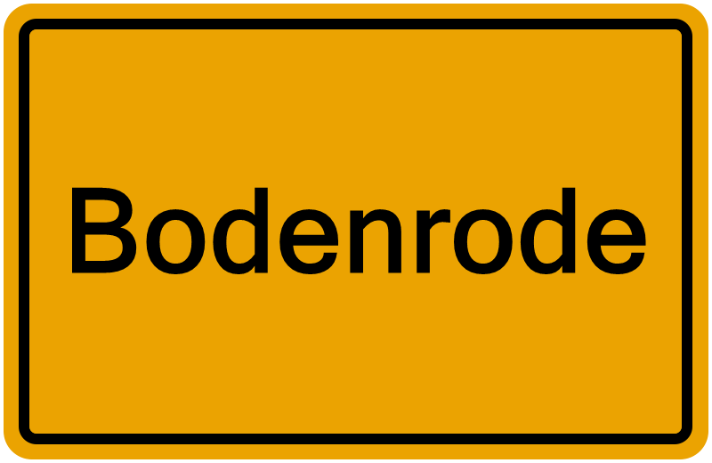 Handelsregisterauszug Bodenrode