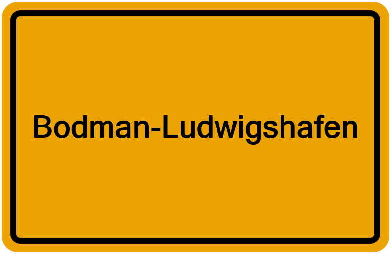 Handelsregisterauszug Bodman-Ludwigshafen
