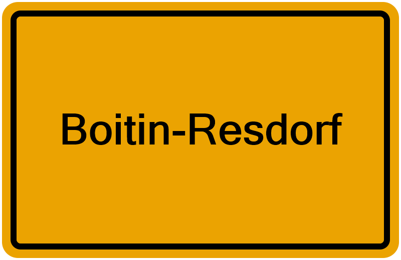Handelsregisterauszug Boitin-Resdorf