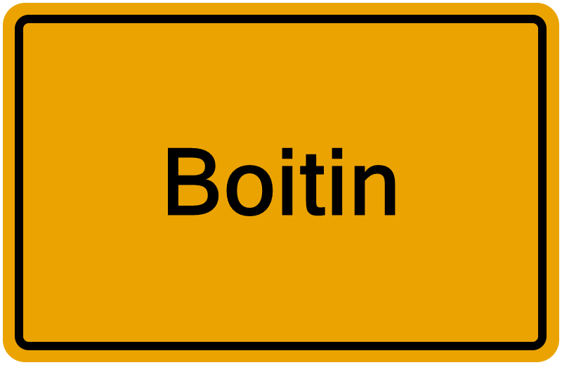 Handelsregisterauszug Boitin