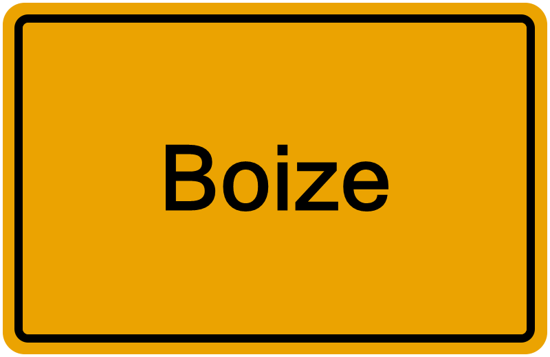 Handelsregisterauszug Boize