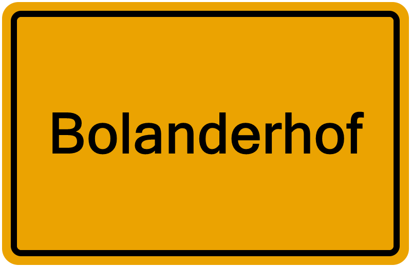 Handelsregisterauszug Bolanderhof