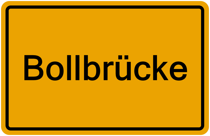 Handelsregisterauszug Bollbrücke