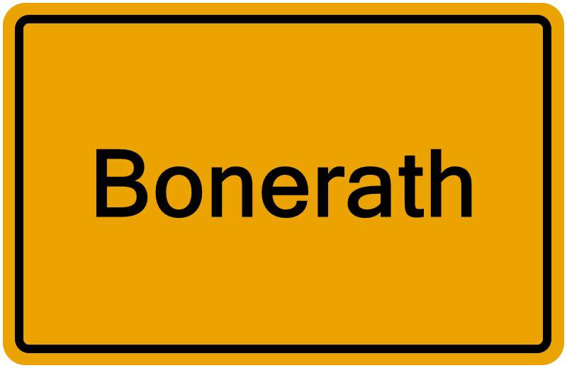 Handelsregisterauszug Bonerath