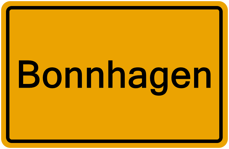 Handelsregisterauszug Bonnhagen