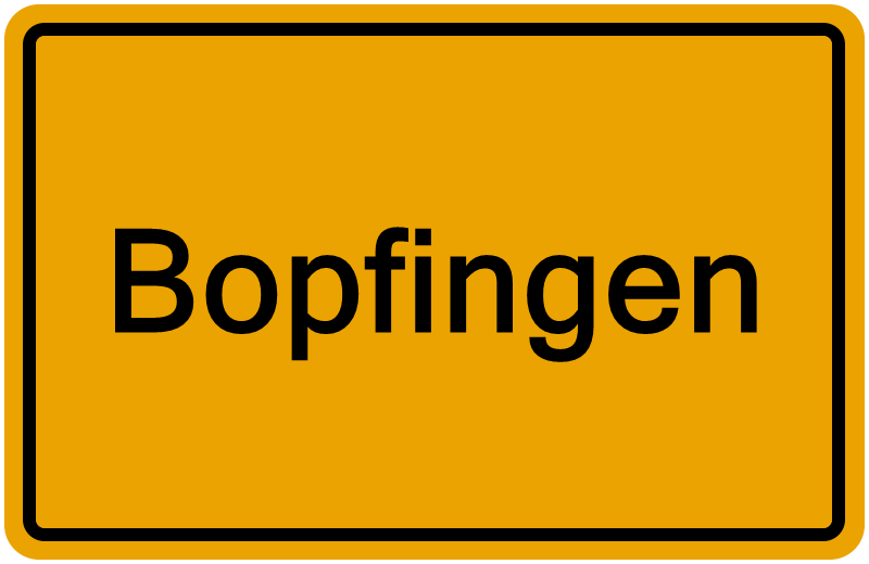 Handelsregisterauszug Bopfingen