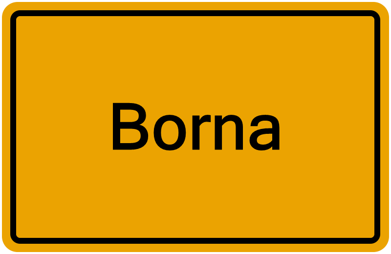Handelsregisterauszug Borna