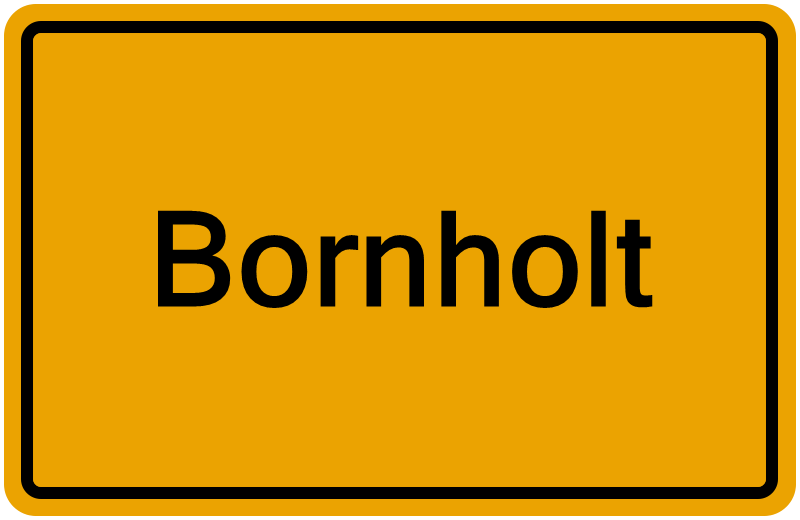 Handelsregisterauszug Bornholt