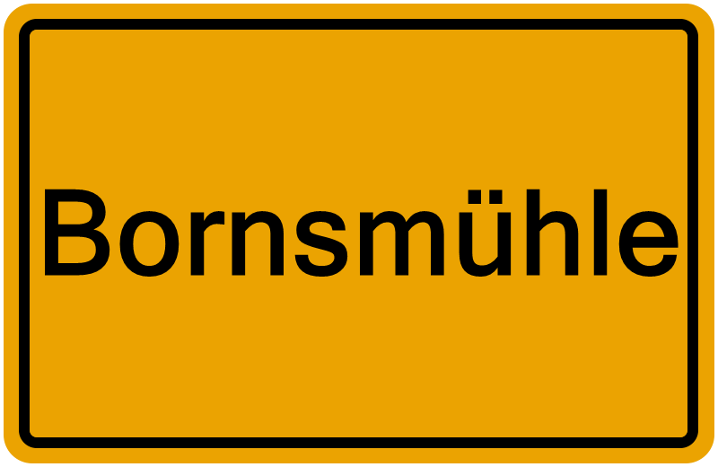 Handelsregisterauszug Bornsmühle