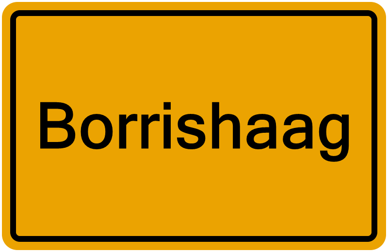 Handelsregisterauszug Borrishaag