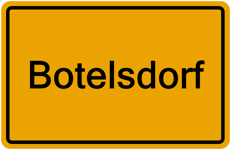 Handelsregisterauszug Botelsdorf