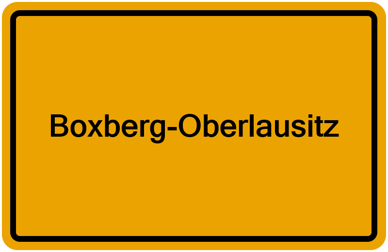 Handelsregisterauszug Boxberg-Oberlausitz
