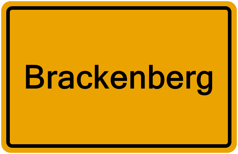 Handelsregisterauszug Brackenberg