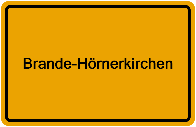 Handelsregisterauszug Brande-Hörnerkirchen