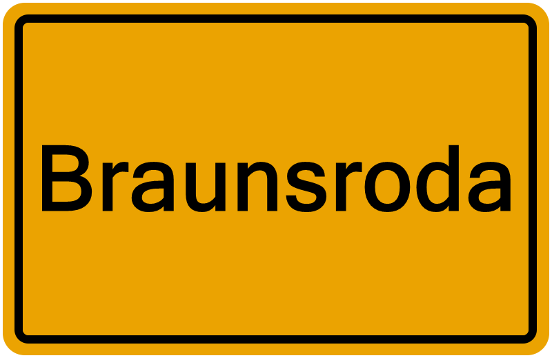 Handelsregisterauszug Braunsroda