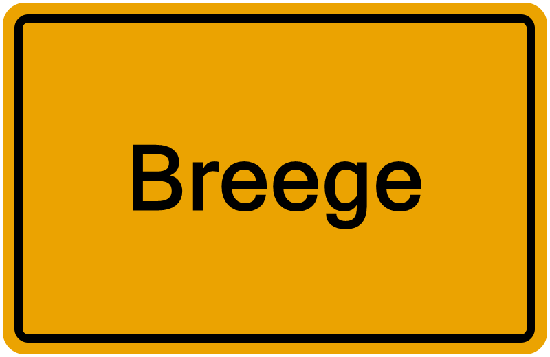 Handelsregisterauszug Breege