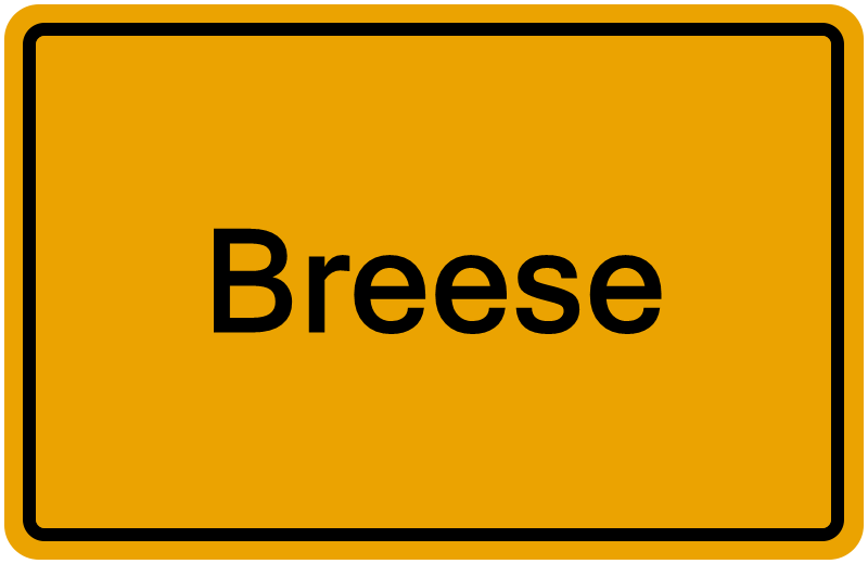 Handelsregisterauszug Breese