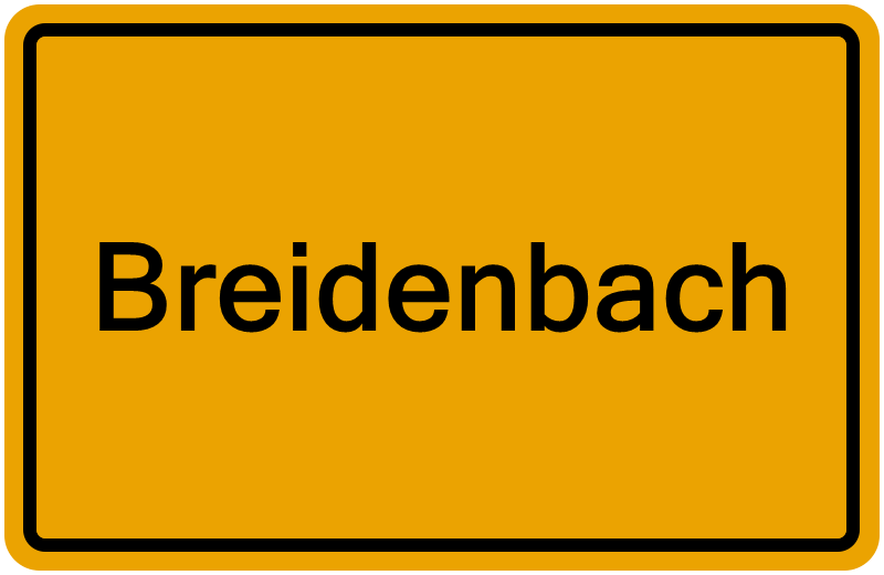 Handelsregisterauszug Breidenbach