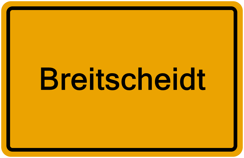 Handelsregisterauszug Breitscheidt