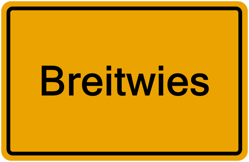 Handelsregisterauszug Breitwies