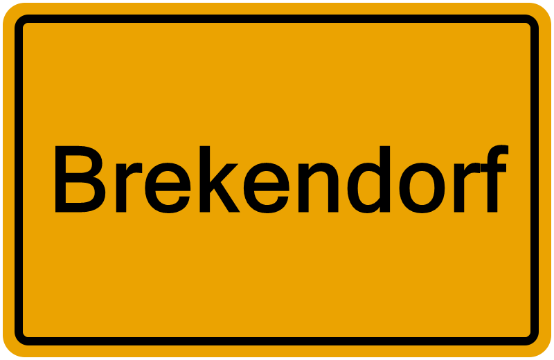 Handelsregisterauszug Brekendorf