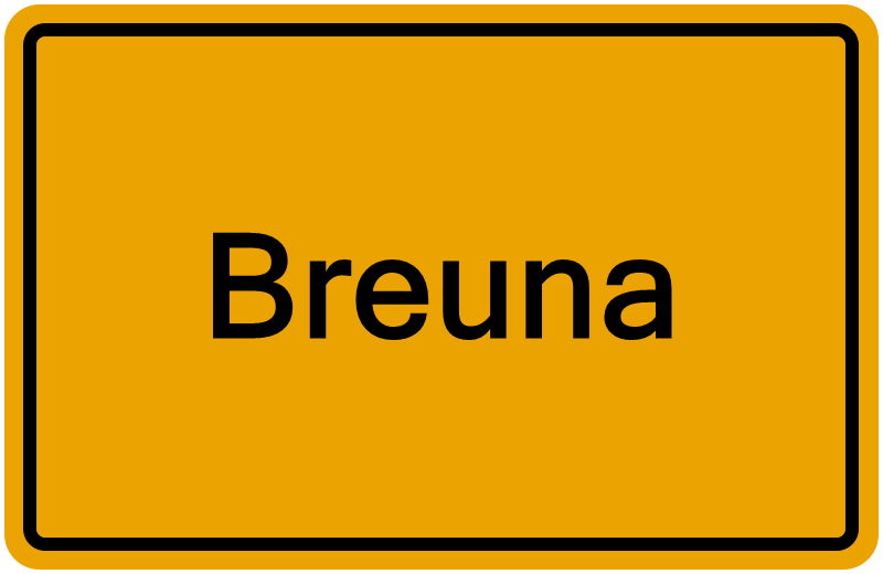 Handelsregisterauszug Breuna