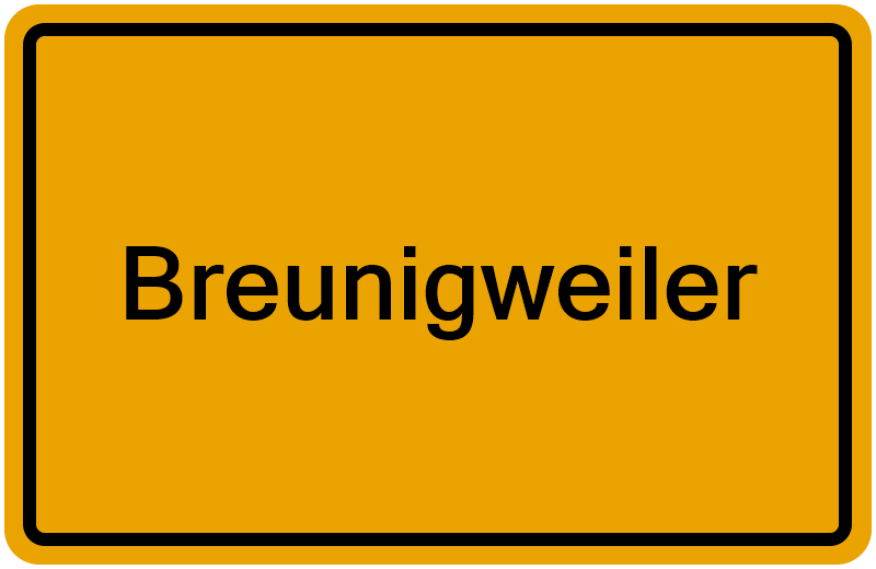Handelsregisterauszug Breunigweiler