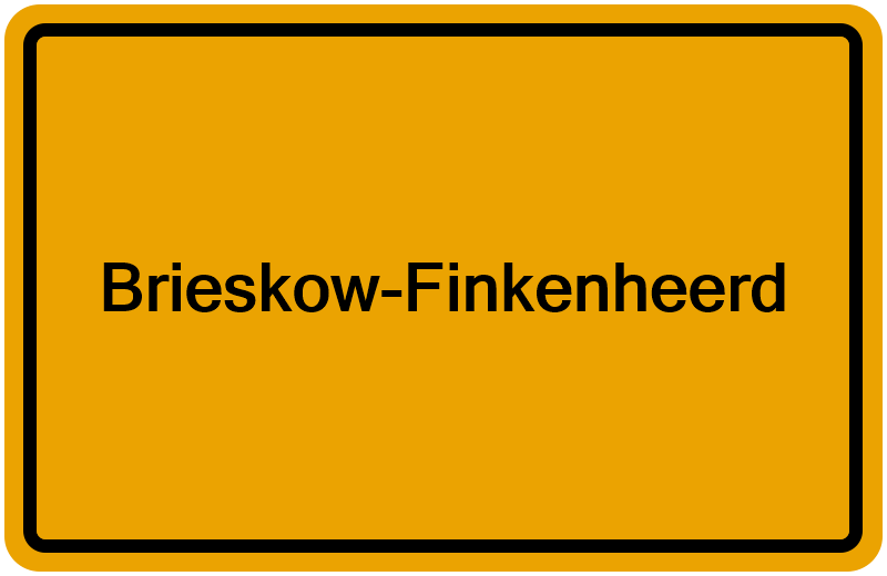 Handelsregisterauszug Brieskow-Finkenheerd