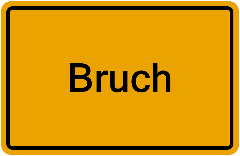 Handelsregisterauszug Bruch