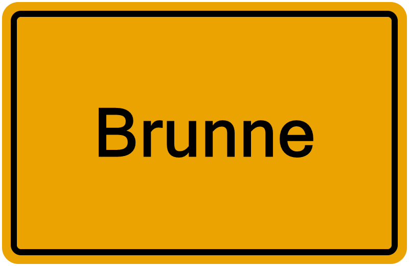 Handelsregisterauszug Brunne