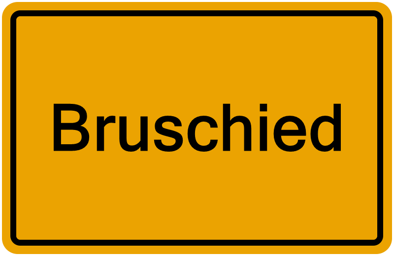 Handelsregisterauszug Bruschied