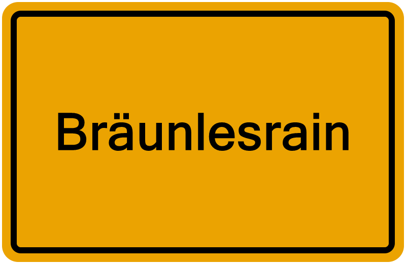 Handelsregisterauszug Bräunlesrain