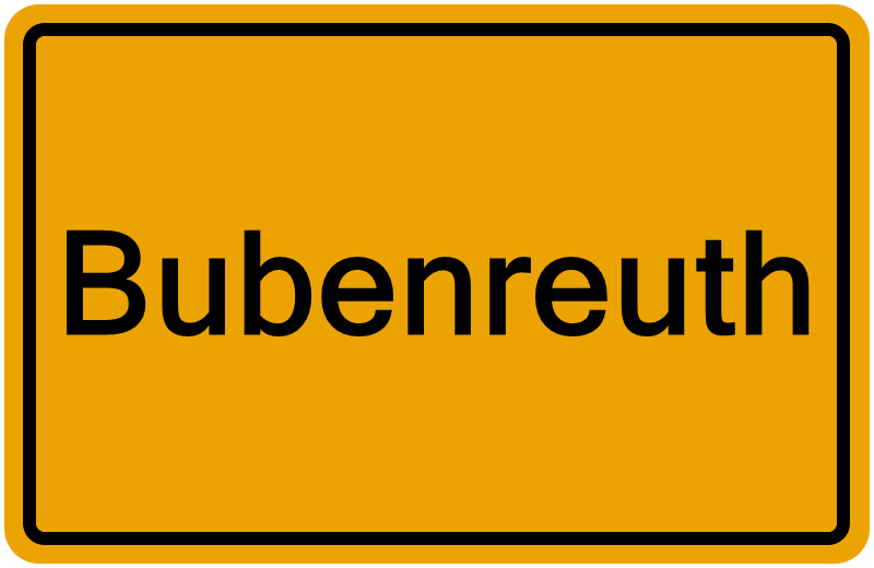 Handelsregisterauszug Bubenreuth